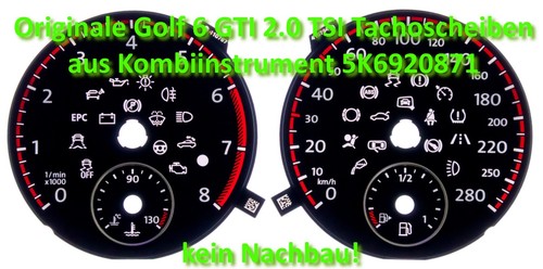 Tachoscheiben golf gti - 6,
